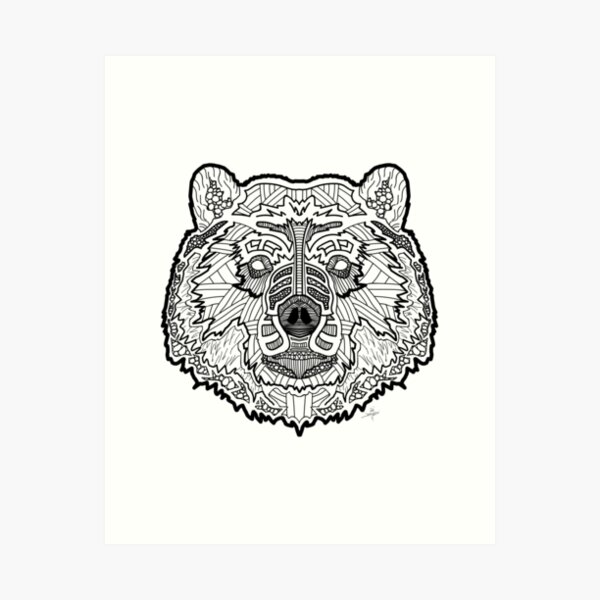 Norse Bear Art Print