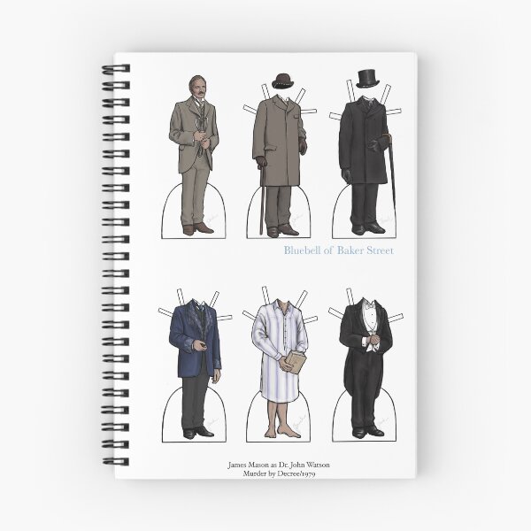 Item preview, James Mason as Dr. Watson Paper Dolls designed and sold by bluebell42.