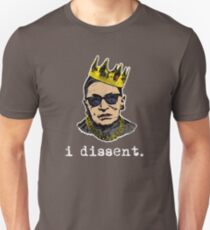 Ich widerspreche Ruth Bader Ginsburg T-Shirt Slim Fit T-Shirt