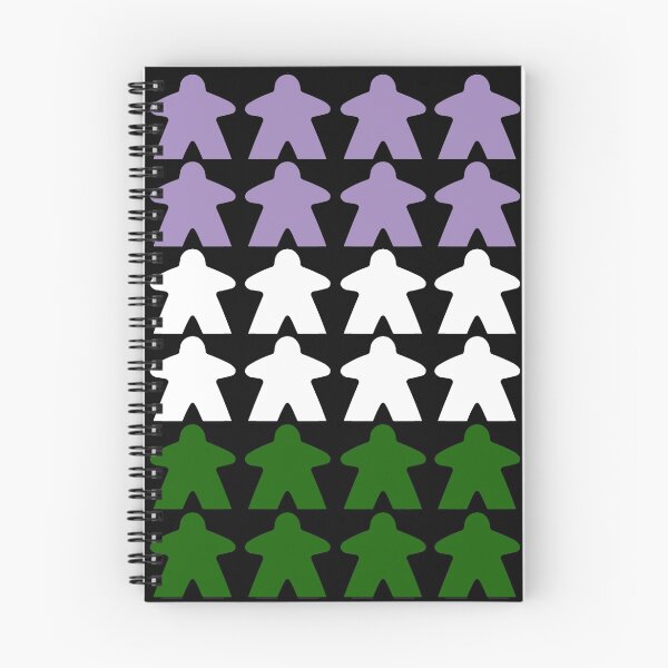 Item preview, Genderqueer Pride (Meeple Edition) designed and sold by BasiliskOnline.
