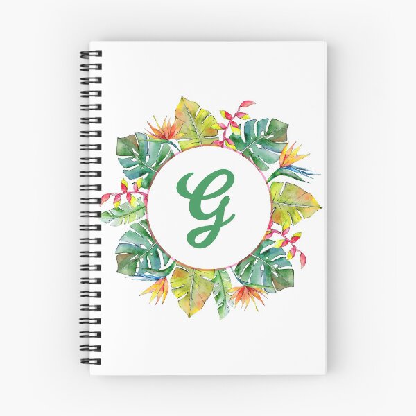 Item preview, Tropical Leaves Monogram G designed and sold by MysticMagpie.