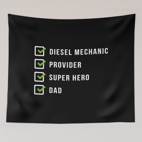 Item preview, Diesel Mechanic Father Dad Funny Papa Autoshop designed and sold by KNUXX Shop.