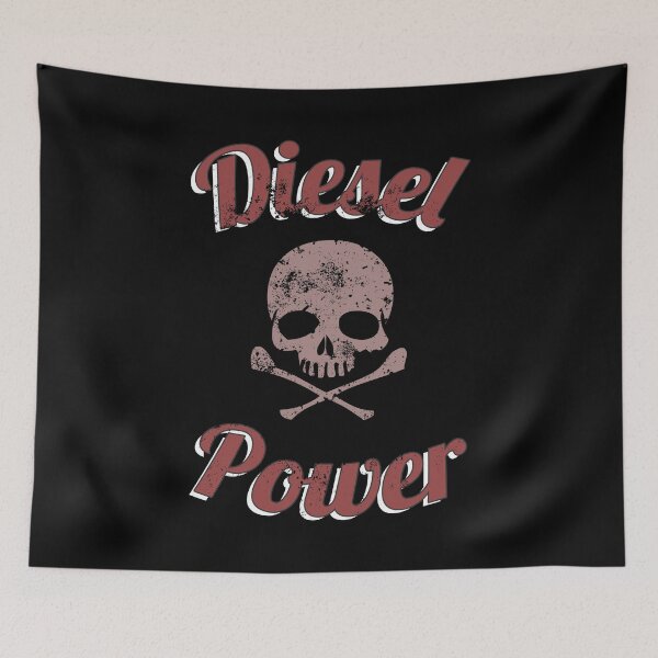 Item preview, Diesel Power Skull Truck Offroad Red Distressed designed and sold by KNUXX Shop.