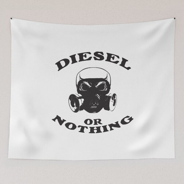 Item preview, Diesel or Nothing Truck 4X4 Power Fuel Gas Mask Black designed and sold by KNUXX Shop.