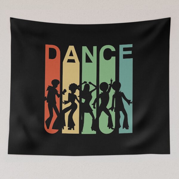 Item preview, Regalo de baile retro Vintage Groovy Disco Silueta de regalo de los años 70 designed and sold by MintedFresh.