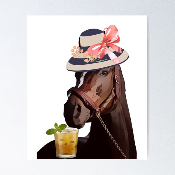 Aperçu de l'œuvre Chemise drôle de course de chevaux de fête de Derby créée et vendue par spinningvisions.