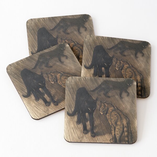 Item preview, Theophile Steinlen - Three Cats designed and sold by ArtExpression.