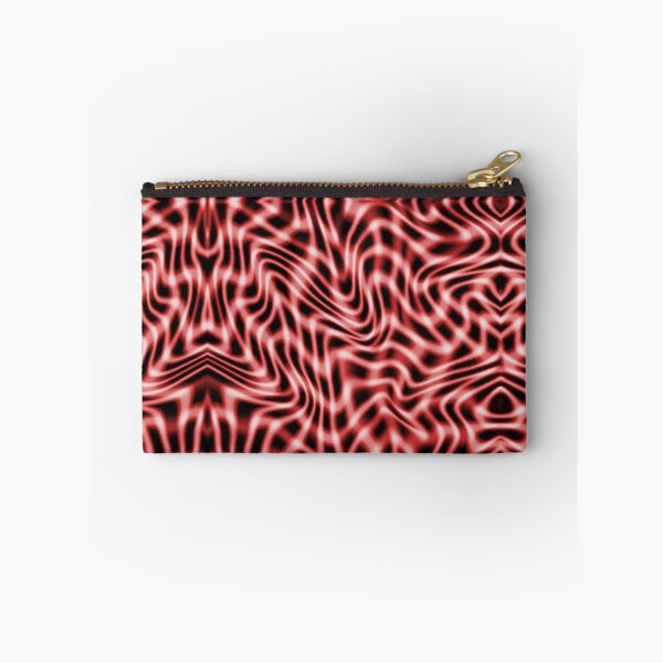 Item preview, Crooked red traces generating irregular shapes designed and sold by ShapesColors.