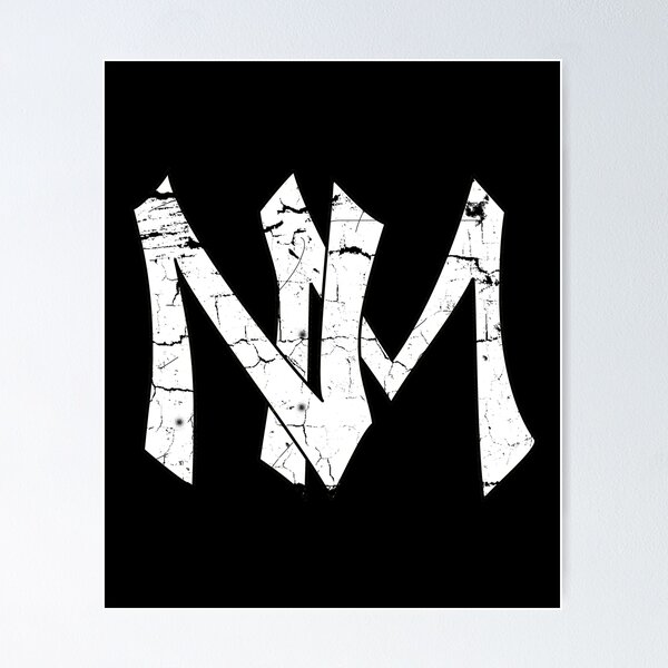 Monogram Logo Design, JM Initials – Elegant Quill