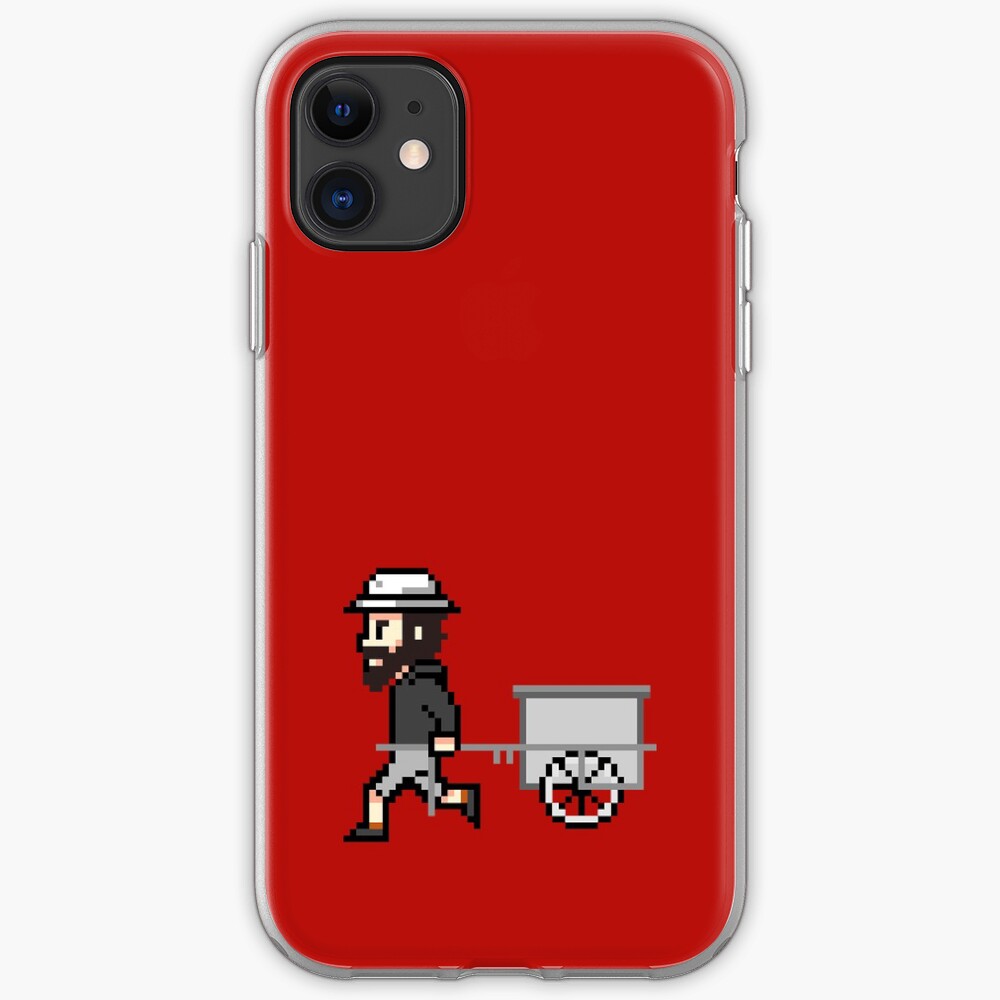 The Longest Pixel (crimson) iPhone-Hülle & Cover