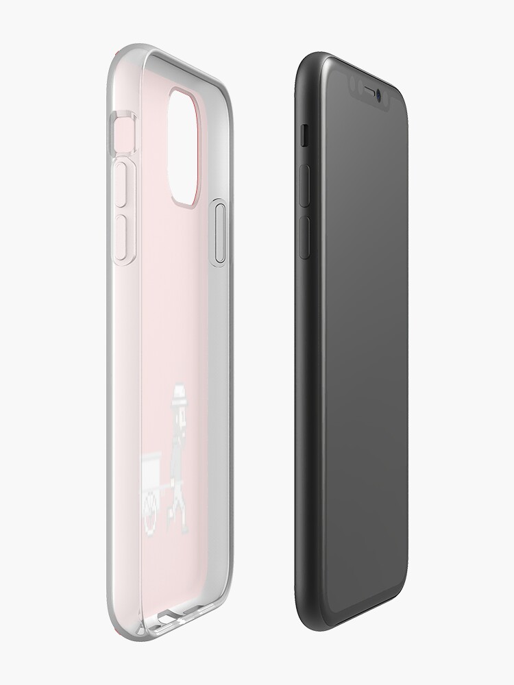 Alternative Ansicht von The Longest Pixel (crimson) iPhone-Hülle & Cover