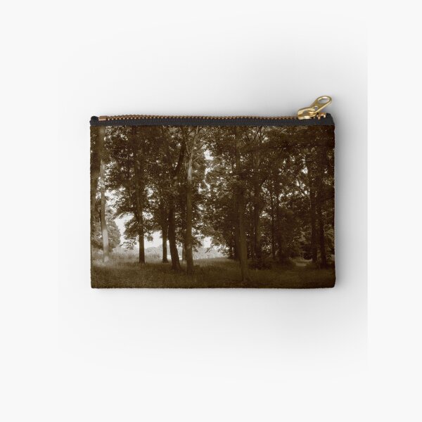 Item preview, Woods, Bute Park Cardiff - Sepia toned BW designed and sold by Artberry.