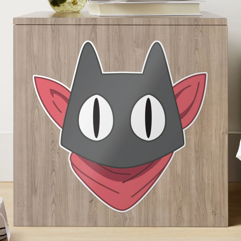 Nichijou Sakamoto Cat Head Shirt For Anime Lovers Art Board Print for Sale  by Clort