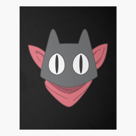 Nichijou Sakamoto Cat Head Shirt For Anime Lovers Art Board Print for Sale  by Clort