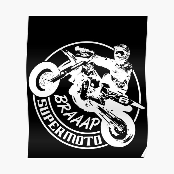 Posters sur le th me Supermoto  Redbubble