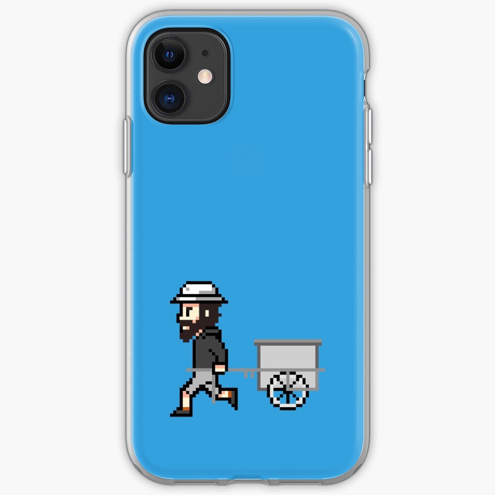 The Longest Pixel (light blue) iPhone-Hülle & Cover