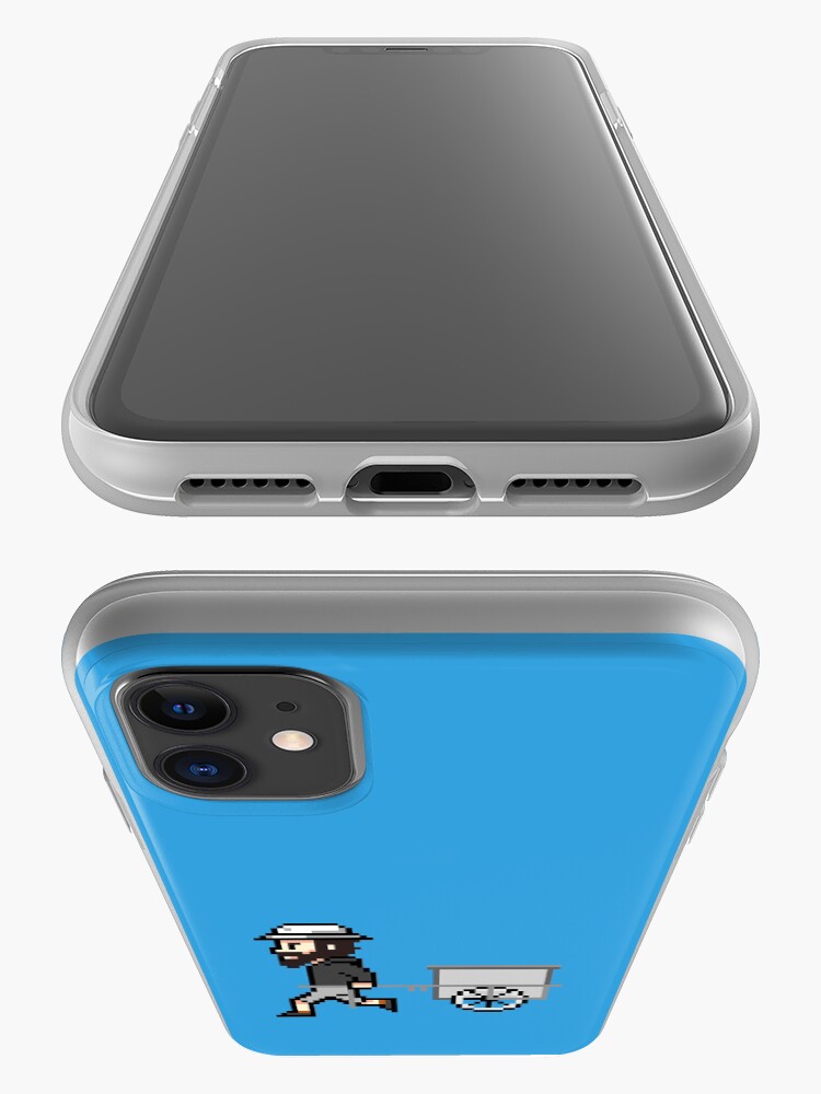 Alternative Ansicht von The Longest Pixel (light blue) iPhone-Hülle & Cover