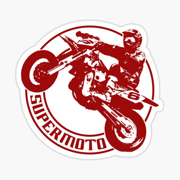 Supermoto Sticker