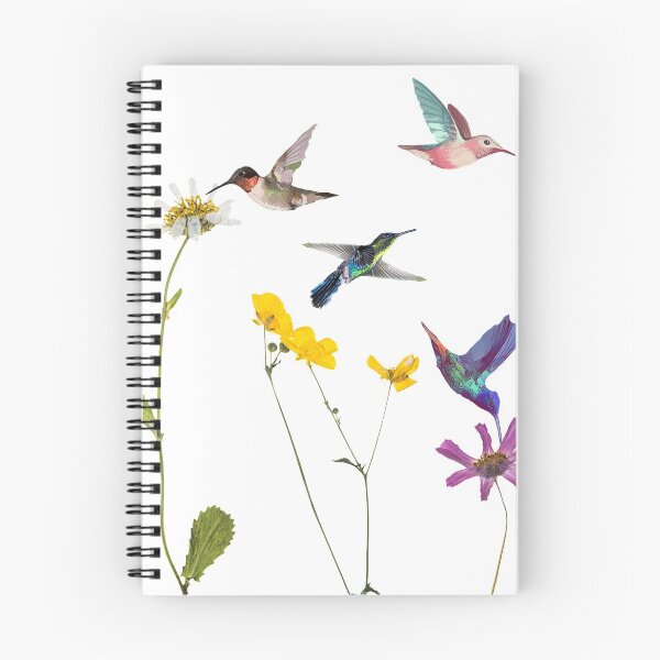 Item preview, Hummingbird and Flowers Design designed and sold by spinningvisions.