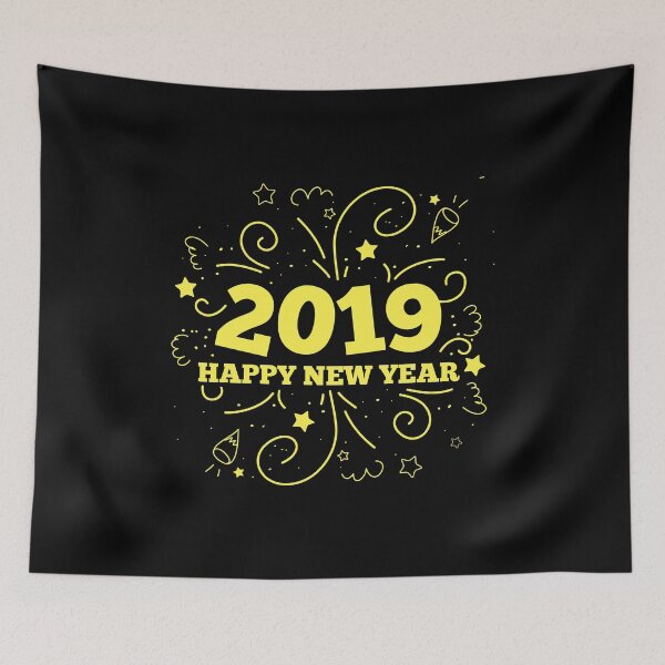 Item preview, Happy New Year 2019 Fireworks Celebration New Year's Eve Gift designed and sold by haselshirt.