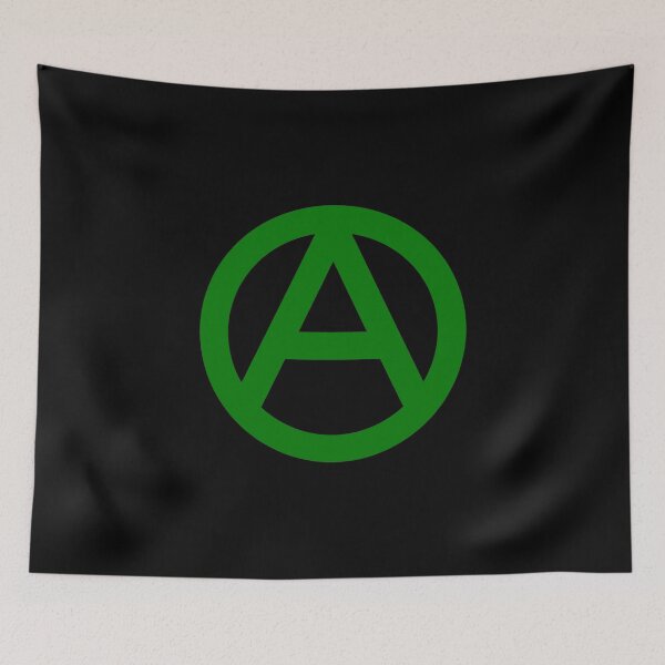 Item preview, Green Anarchism A With Circle Symbol designed and sold by Dator.