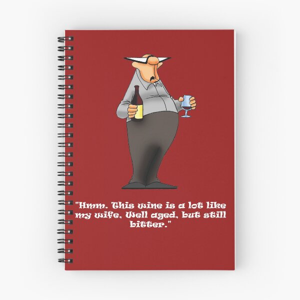 Item preview, Funny Wine and Wife Cartoon Humor designed and sold by abbottoons.