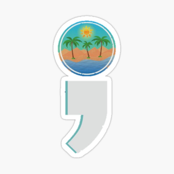 Semicolon Logo Sticker