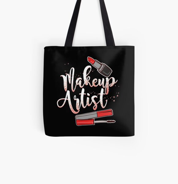Makeup Artist Allover-Print Tote Bag