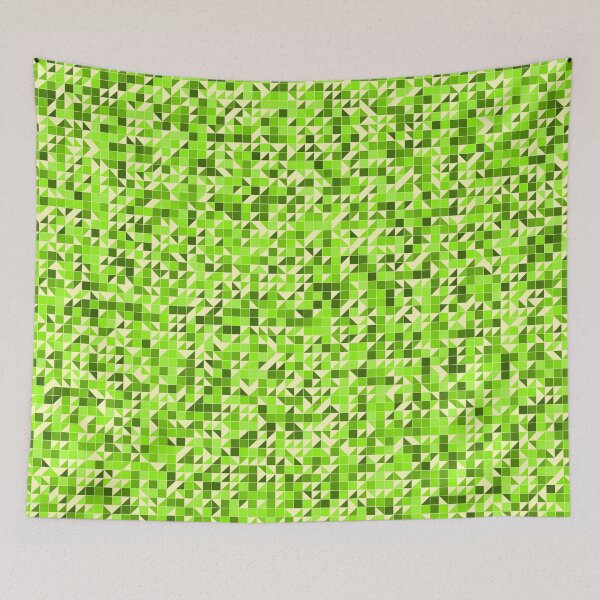 Item preview, Geometric pattern with colorful triangles and squares designed and sold by Tae Mi.