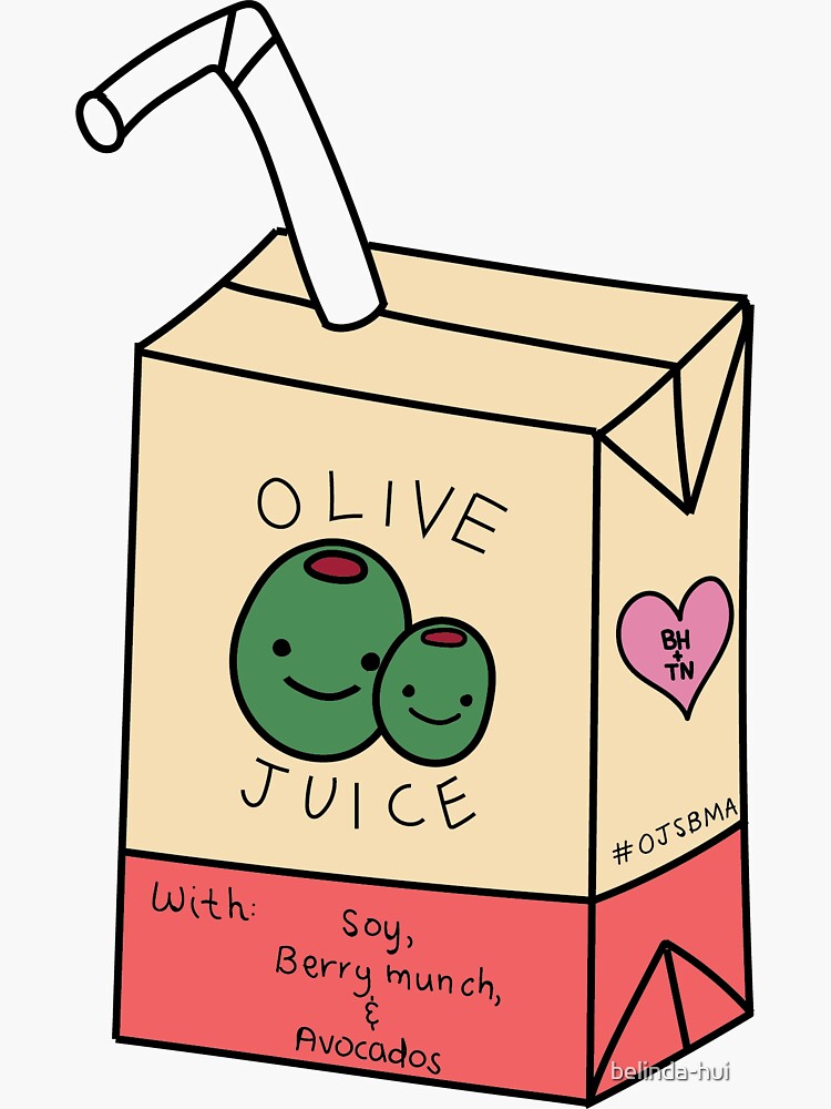 "Olive juice" Sticker by belindahui Redbubble