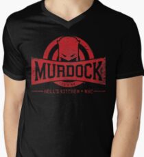 Murdock Gym (Vintage) Men's V-Neck T-Shirt