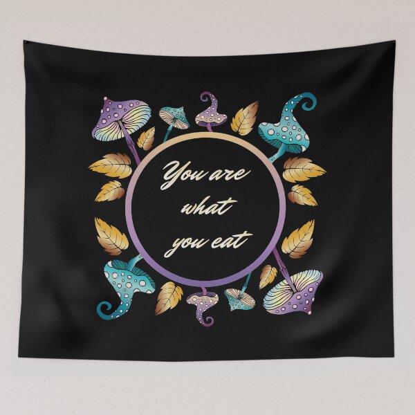 Item preview, Magic mushrooms eat quotes designed and sold by Anna Zakharova.