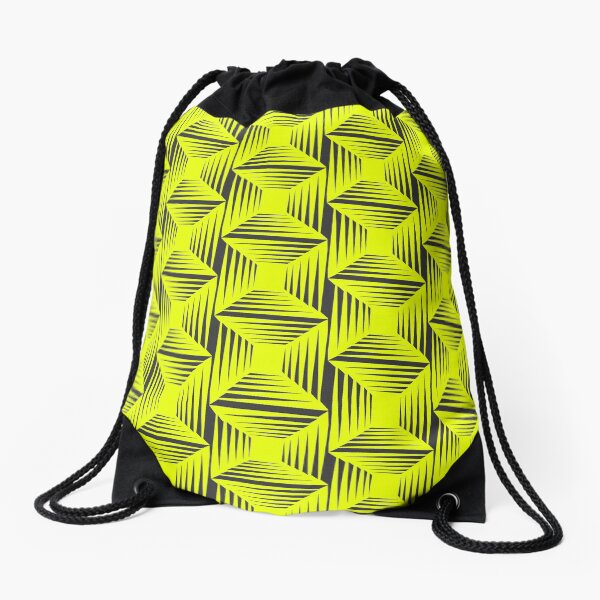 Aperçu de l'œuvre Motif de zèbre abstrait noir et blanc avec fond jaune néon créée et vendue par infinitygrafix.