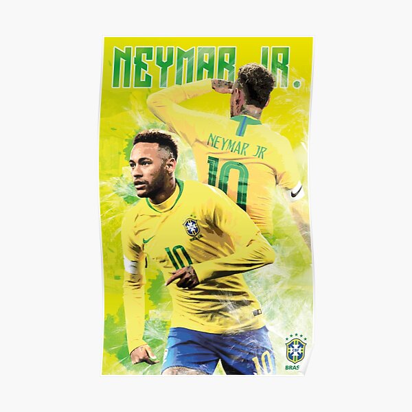 Neymar Jr du Brésil - Conception d'affiche Poster