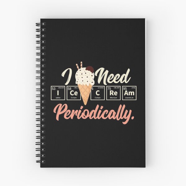 Item preview, Chemistry Gifts: I Need Ice Cream - Periodically Funny  designed and sold by festivalshirt.