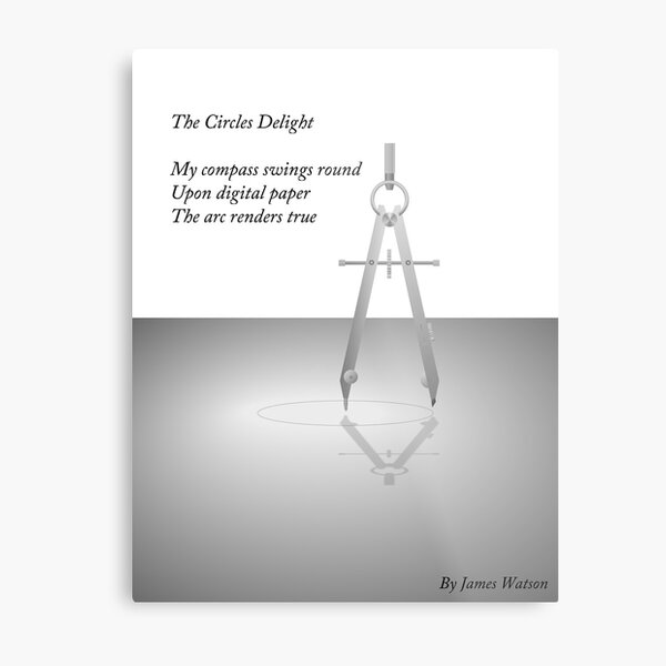 The Circles Delight Metal Print
