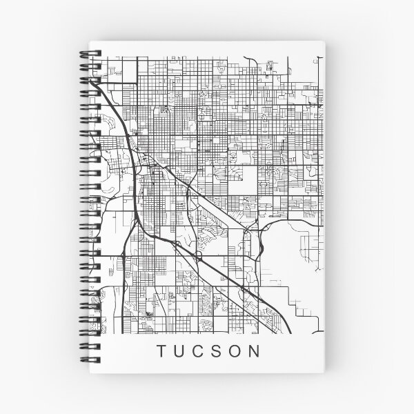 Item preview, Tucson Minimalista City Street Map Dark Design designed and sold by Andrewkgolf.