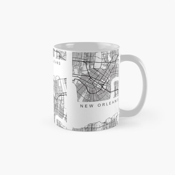 Item preview, New Orleans Minimalist City Street Map Dark Design designed and sold by Andrewkgolf.