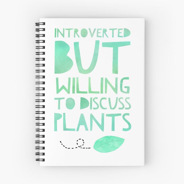 Item preview, Introverted But Willing to Discuss Plants designed and sold by QuasaiBonsai.