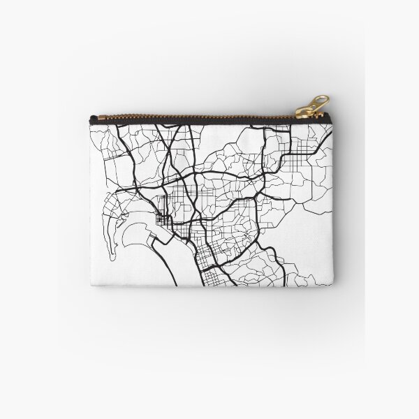 Item preview, San Diego CA Minimalist City Street Map Dark Design designed and sold by Andrewkgolf.