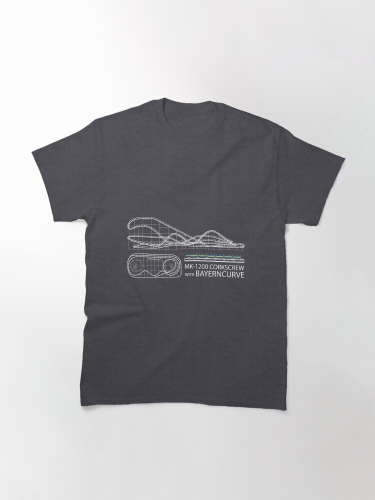 Alternate view of Corkscrew with Bayerncurve Design Classic T-Shirt