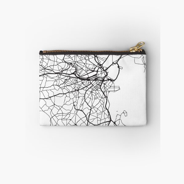Item preview, Boston MA Minimalist City Street Map Dark Design designed and sold by Andrewkgolf.