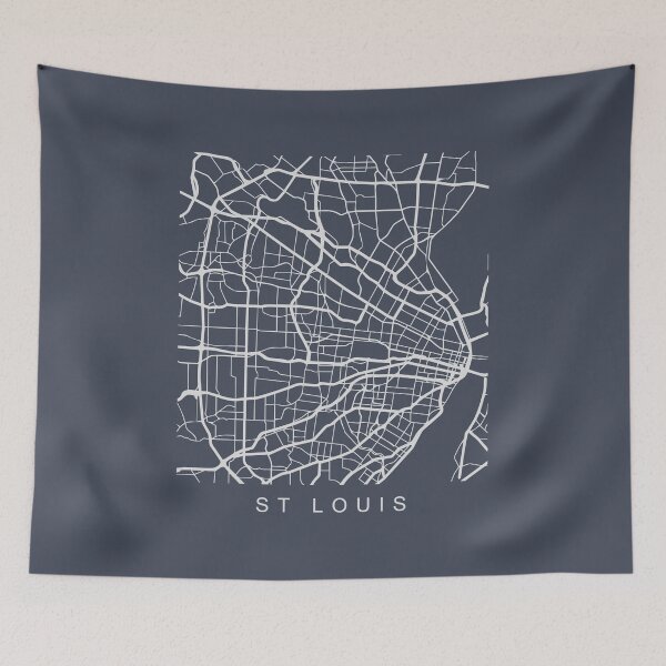Item preview, St Louis Minimalist City Street Map Light Design designed and sold by Andrewkgolf.