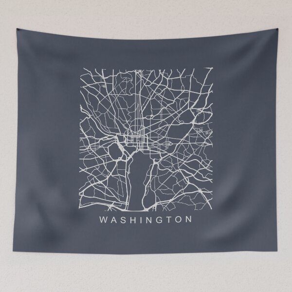 Item preview, Washington Minimalist City Street Map Light Design designed and sold by Andrewkgolf.