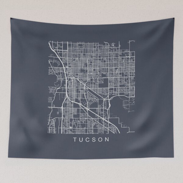 Item preview, Tucson Minimalist City Street Map Light Design designed and sold by Andrewkgolf.
