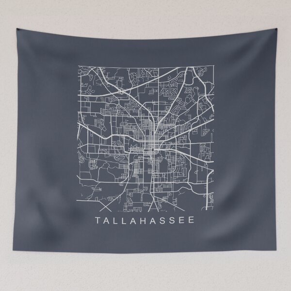 Item preview, Tallahassee FL Minimalist City Street Map Light Design designed and sold by Andrewkgolf.
