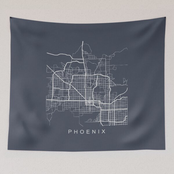 Item preview, Phoenix AZ Minimalist City Street Map Light Design designed and sold by Andrewkgolf.