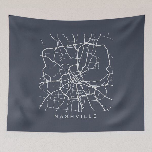 Item preview, Nashville Minimalist City Street Map Light Design designed and sold by Andrewkgolf.