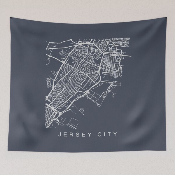 Item preview, Jersey City NJ Minimalist City Street Map Light Design designed and sold by Andrewkgolf.