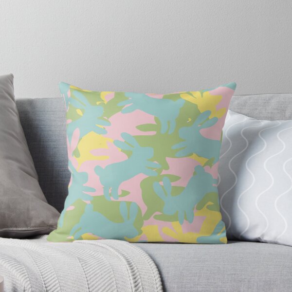 Item preview, Bunny camouflage_silhouette_pastel designed and sold by studiokay12.
